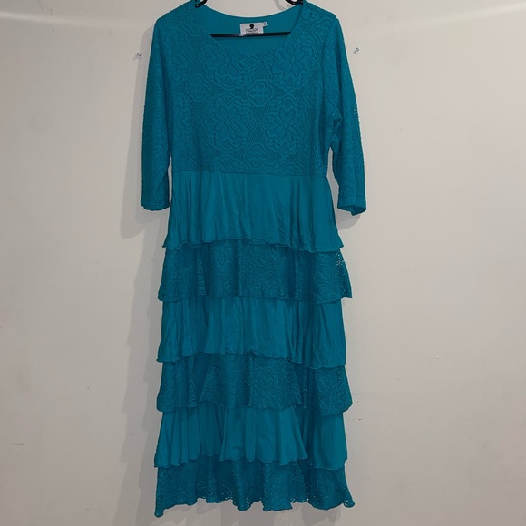 Dainty Jewells Dresses & Skirts - Dainty Jewells XL Turquoise Dress.